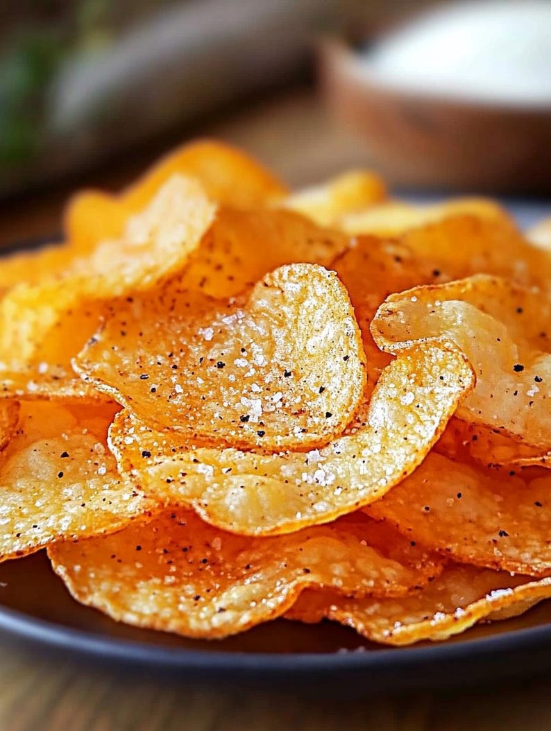 Crispy Homemade Potato Chips Recipe Download. - Etsy