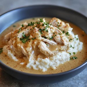 Crockpot Chicken & Gravy Recipe