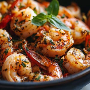 Oreganata Garnelen Rezept: Kräuter-Meeresfrüchte Download.