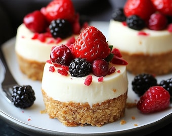 Mini No-Bake Cheesecakes Recipe Download.