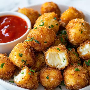 Easy Fried Mozzarella Cheese Bites Recipe