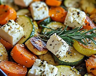 Roasted Vegetables with Feta & Herbs Recipe Download.