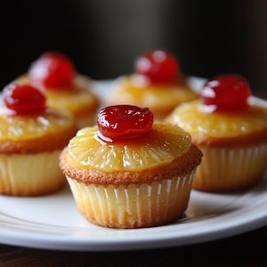 Mini Pineapple Upside-Down Cupcakes Recipe Download.