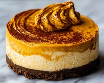 Pumpkin Cake Cheesecake Recipe: Digital Download
