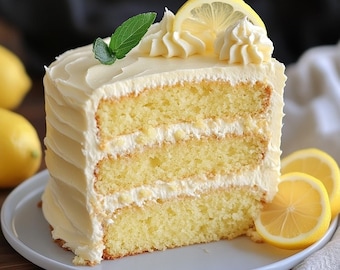 Recept på citronvelvetstårta: Ladda ner färskostfrosting.