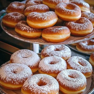 Powdered Sugar Donuts Recipe: Easy Donut Baking Download.