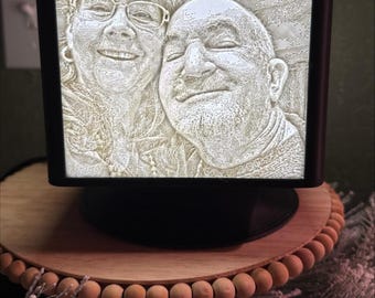 Personalized Lithophane Lamp Box