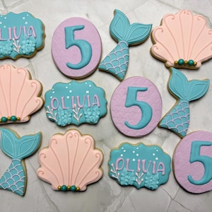 Under the Sea Birthday Cookies