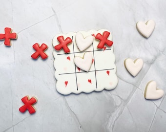 Valentine's Day Tic Tac Toe Cookie Cutter Set