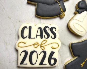Class of 2026 Graduation Cookie Cutter | Reusable Celebration Mold