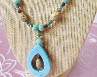 Turquoise Pendant Necklace