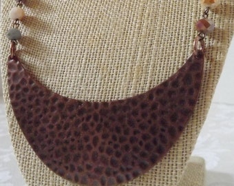 Copper Bib Necklace