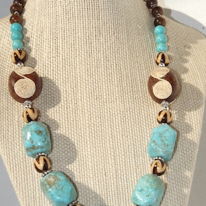 Turquoise Nugget Necklace