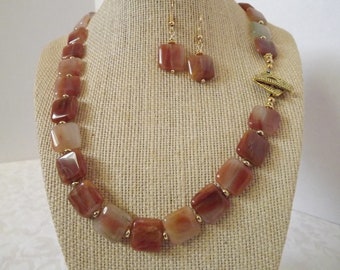 Carnelian Necklace Set