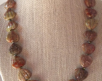 Unakite Necklace Set