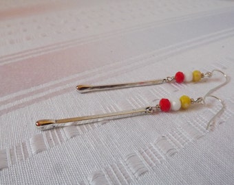 Matchstick Earrings