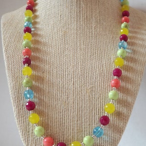 Agate Rainbow Necklace
