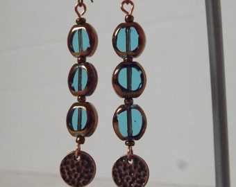 Mirrored Glass Earrings