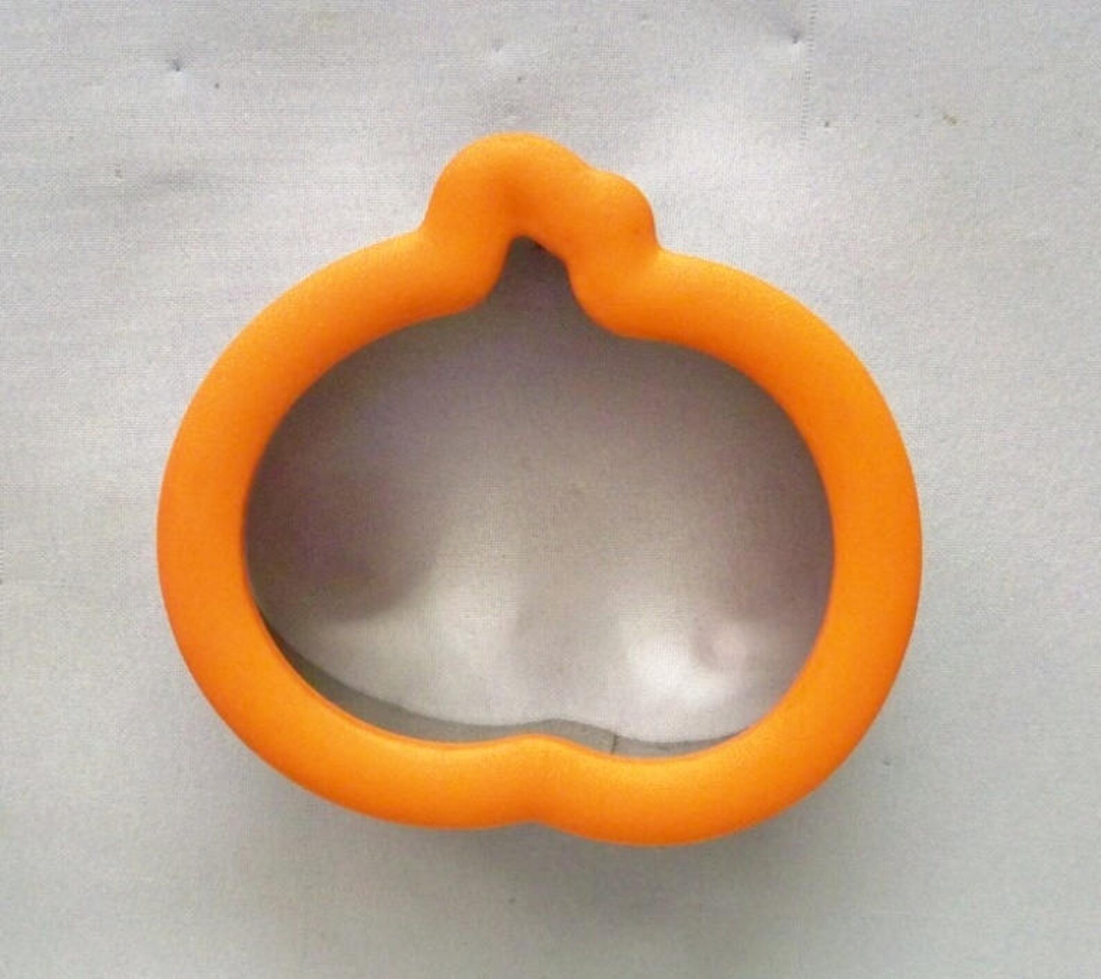 Vintage Silhouette Pumpkin Cookie Cutter Orange Rubber Etsy