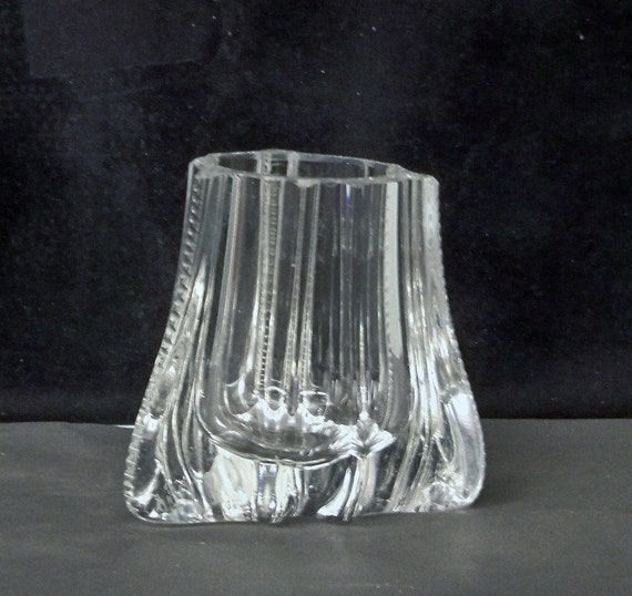Cut Glass Conical Mini Peach