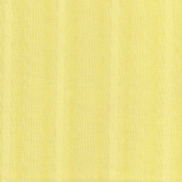 Yellow Leno Fabric Remnant - 32" Long x 8" Wide - Ideal 4 Doll Clothes Sewing Open Weave Cotton Blend Strips - Item # 17 D