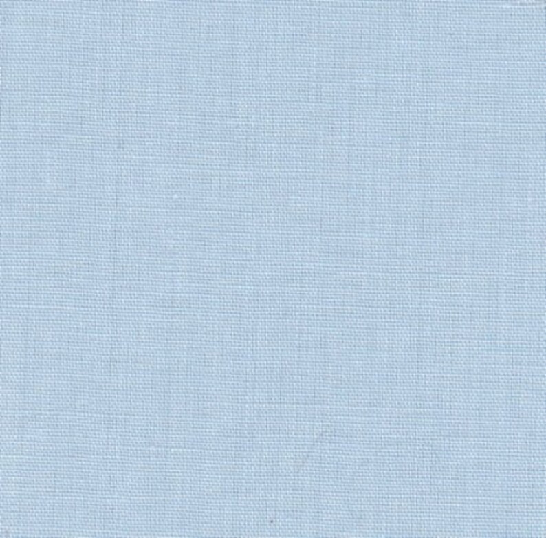 25 Fabric Precut 3 Inch Square Pieces, Light Baby Blue Cotton Material 4 Charm Quilting, Scrapbooking, Miniature Projects, Vintage 6246 image 1