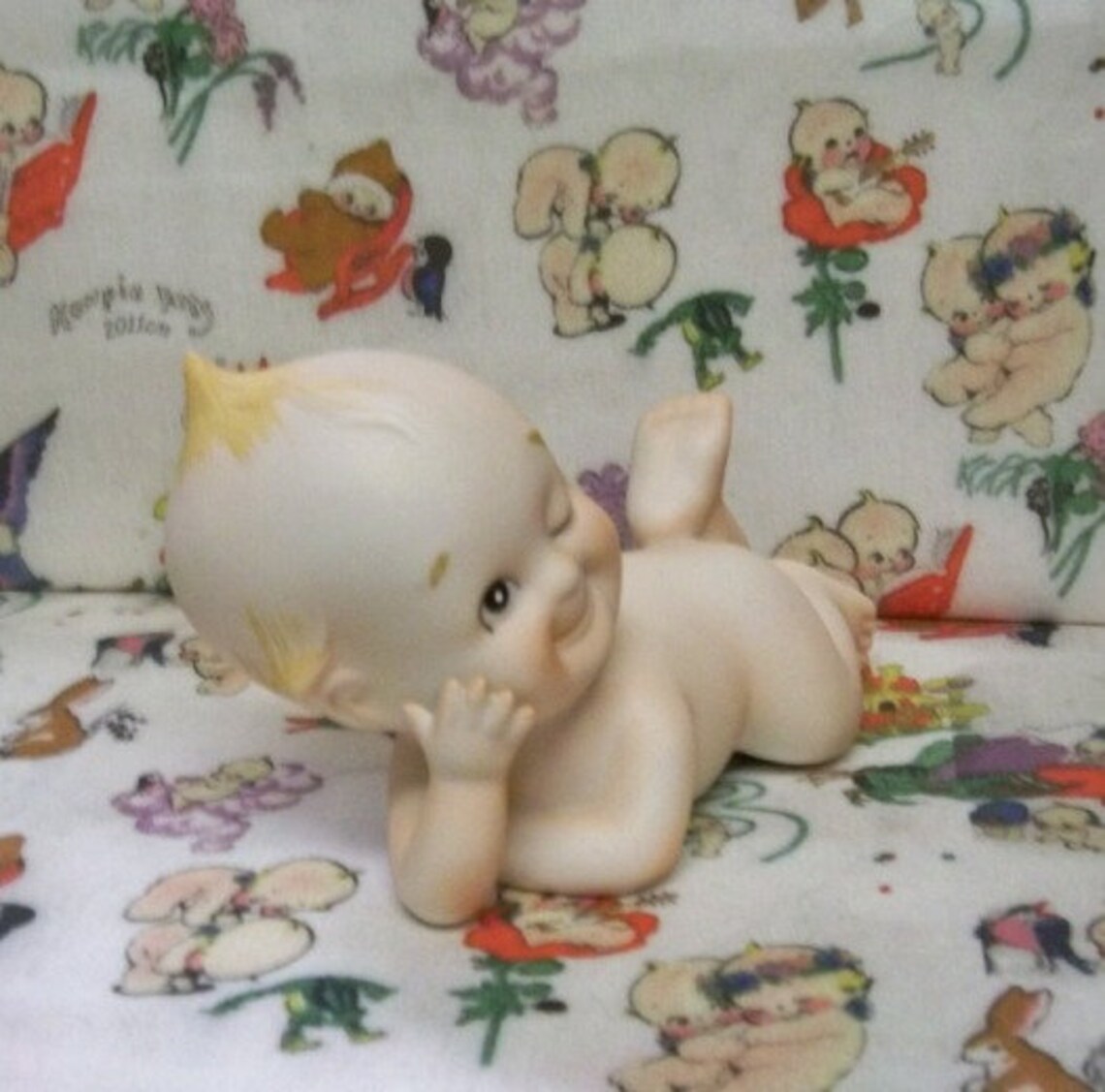 Vintage Lefton Kewpie Doll Figurine 2 1/2 High Kewpie Etsy