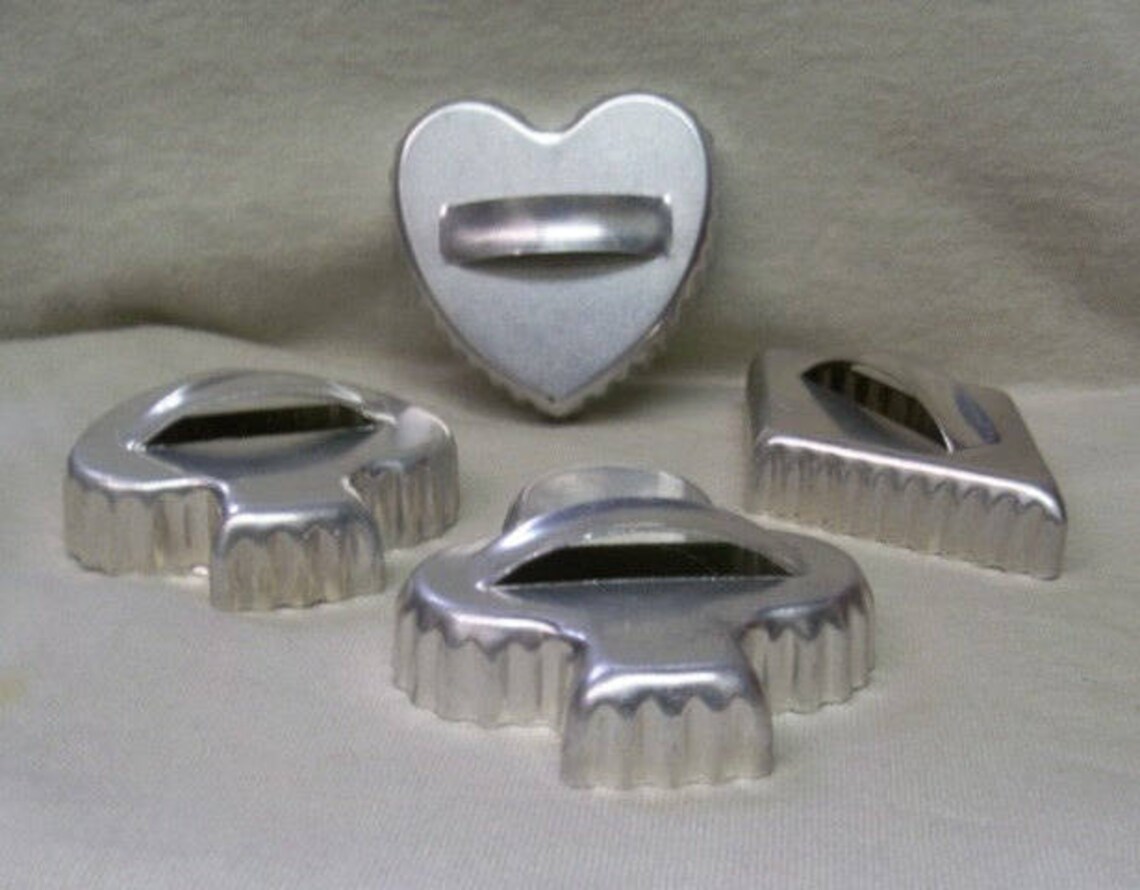 Vintage Heart Club Spade Diamond Cookie Cutters 1950s Etsy
