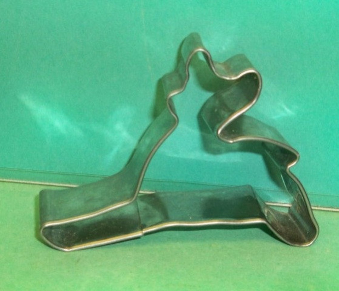 Rudolph Cookie Cutter Aluminum Leaping Reindeer Silhouette Etsy
