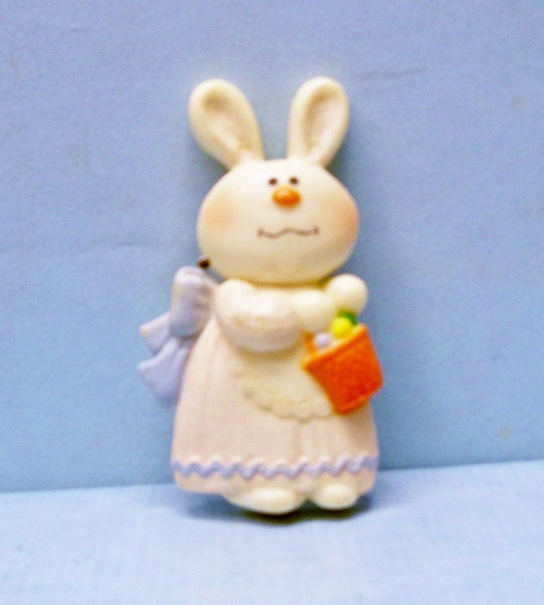 Vintage Hallmark Bernadette Bunny Easter Lapel Pin 1975 Etsy