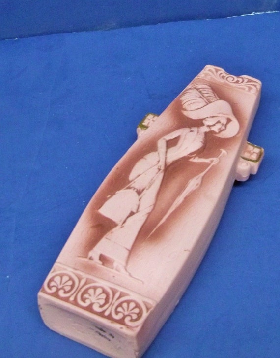 Antique Schafer And Vater Pink Jasperware Victori… - image 3