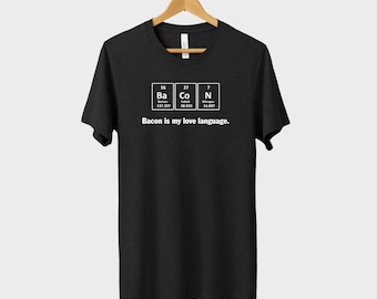 Bacon Periodic Chart T-Shirt