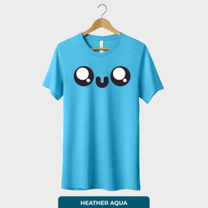 Cute Smiley Face Emoji Unisex Jersey Short Sleeve Tee