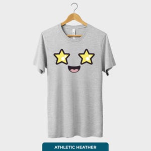 Starry Eyed Emoji Unisex Jersey Short Sleeve Tee