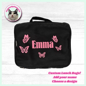 Sac à lunch personnalisé (noms, motifs, personnages) - Personnalisez votre sac à lunch pour l'école ou le travail