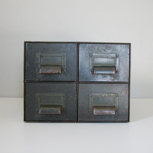 industrial index filing metal drawer set