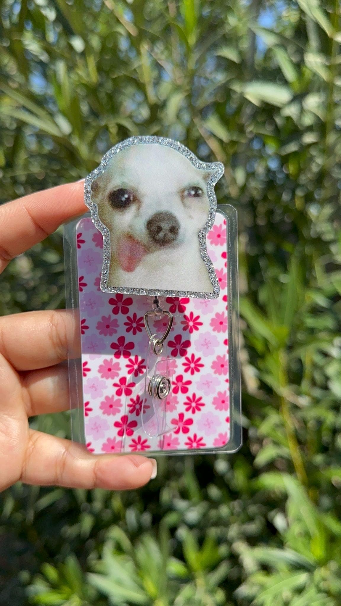 Meme dog badge reel | Nurse badge reel | retractable badge reel | student Nurse gift | coworker gift | medical badge reel | funny badge reel