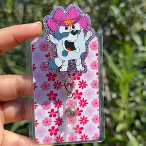 Muffin badge reel | cowboy badge reel | Nurse badge reel | retractable badge reel | student Nurse gift | coworker gift |cute badge reel