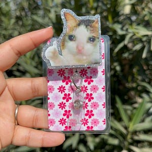 Meme Sad cat badge reel | Nurse badge reel | retractable badge reel | student Nurse gift | coworker gift | medical badge reel |funny badge