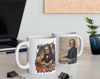 Franz Liszt Virtuose Tasse | Klassische Musik Pianist Kaffeetasse