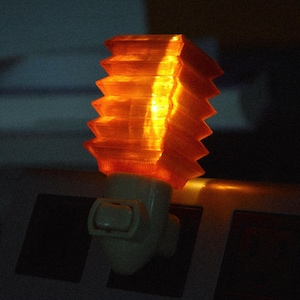 Modern Zig-Zag Designer Nightlight—Automatic and Switched Available!