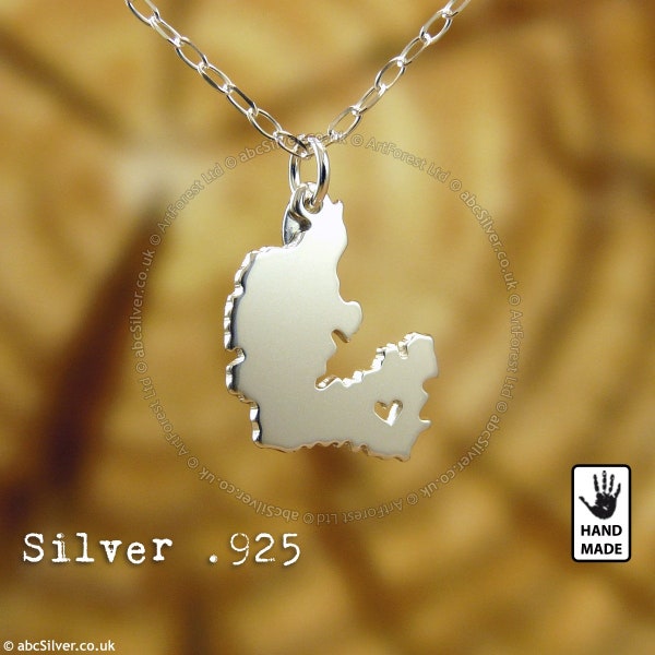 Denmark Handmade Sterling Silver .925 Necklace - Perfect Gift