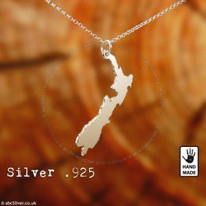 New Zealand Handmade Sterling Silver .925 Necklace  - GIFT Idea