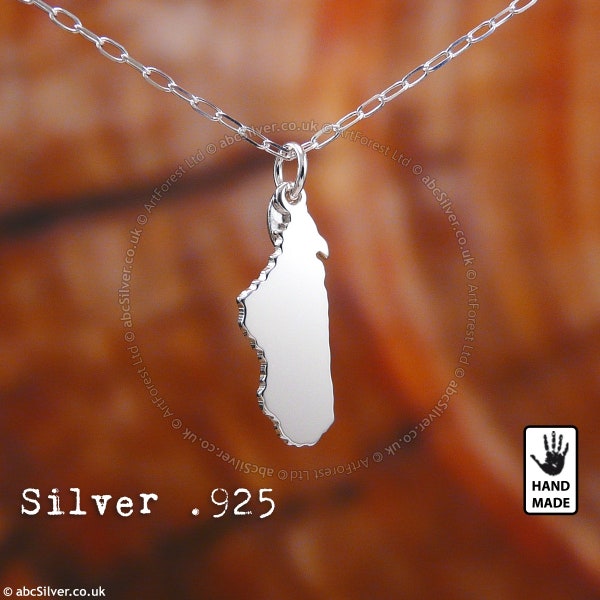 Collier fait main en argent sterling .925 de Madagascar - Cadeau parfait