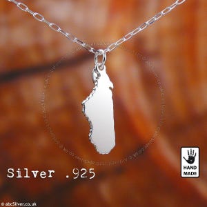 Handgemaakte sterlingzilveren ketting .925 uit Madagaskar - CADEAU-idee
