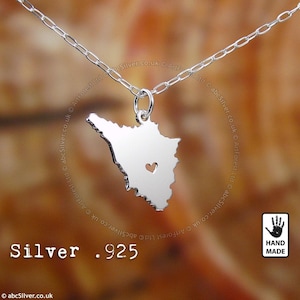 TOSKANA handgemachte personalisierte Sterling Silber .925 Halskette - GESCHENK-Idee
