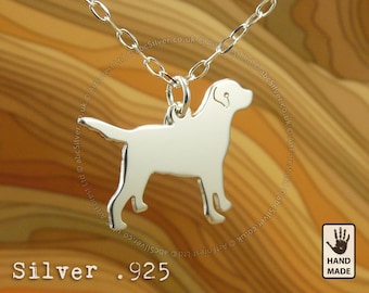 Labrador LAB Handmade Sterling Silver .925 Necklace - Perfect Gift