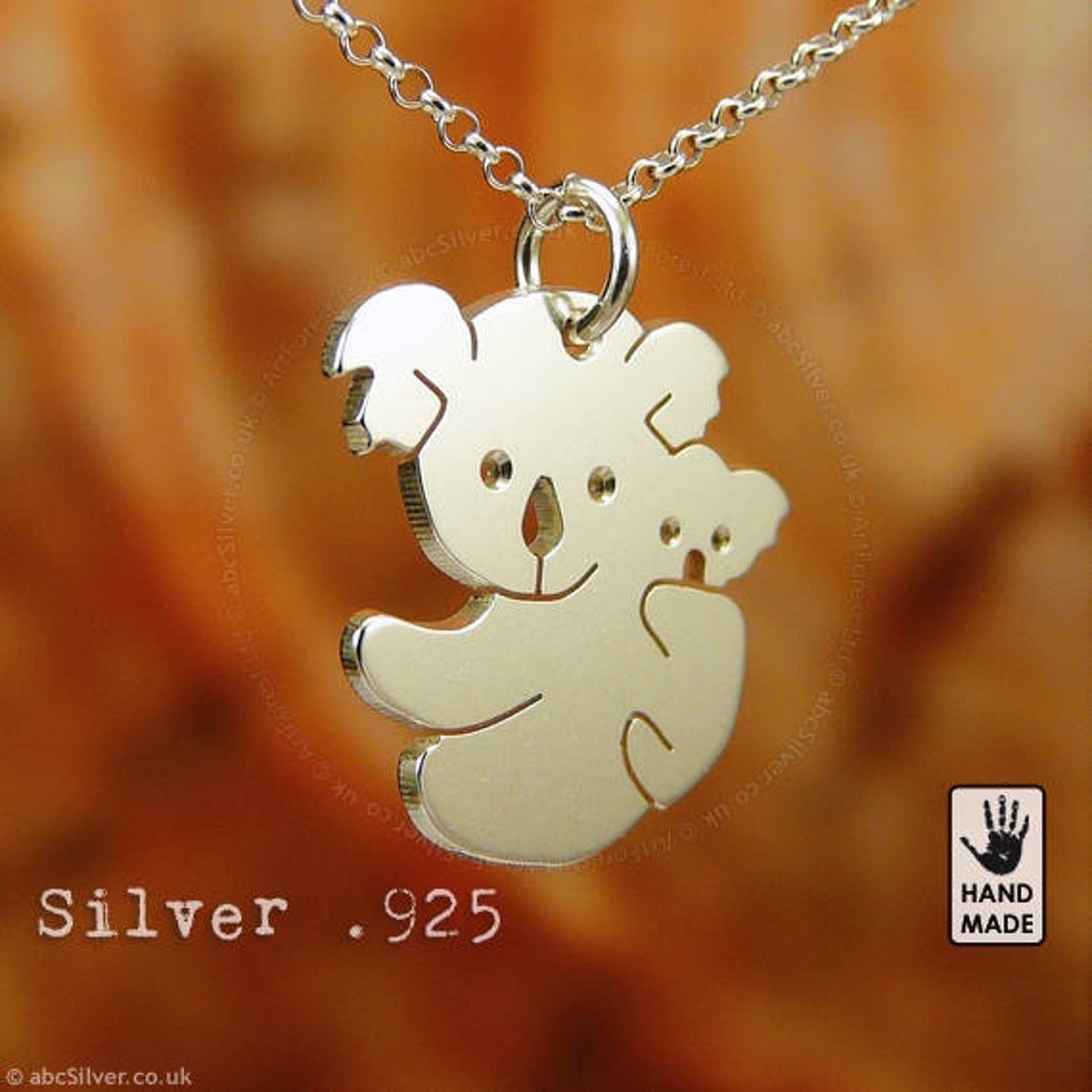 Charm Koala in argento sterling 925 per bracciale Pandora