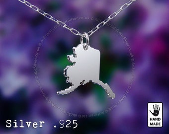 ALASKA Handmade Sterling Silver .925 Necklace - Perfect Gift