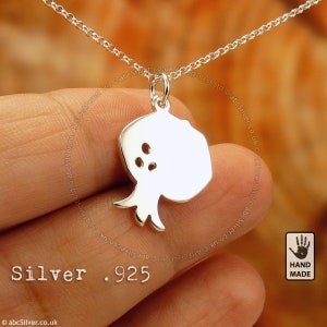 Granatapfel Handgemachte Sterling Silber .925 Halskette - GESCHENK-Idee